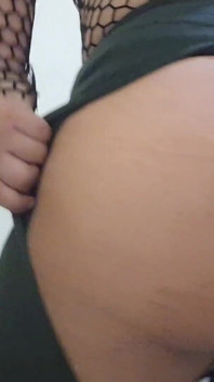 Just Spanking My Fat Trans Ass