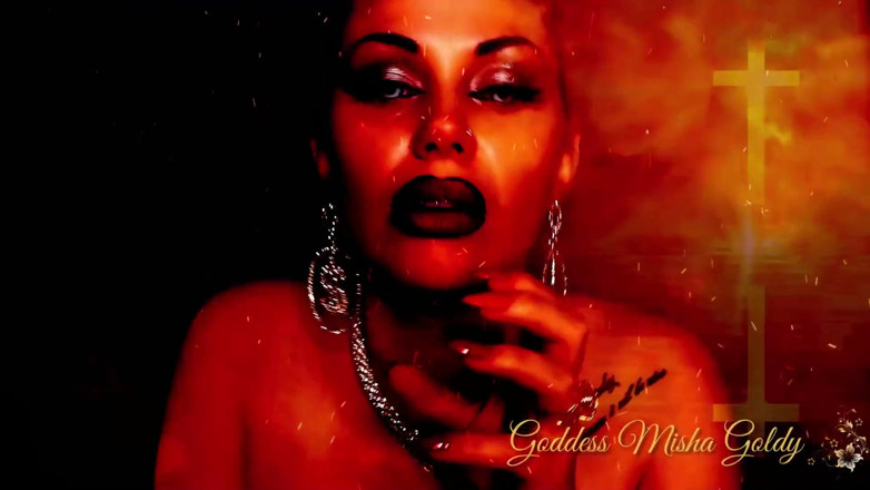 Goddess Misha Goldy: Mesmerizing anti-religious ASMR! Give your soul and your body to...