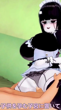 Sex with a Maid Bot in the Hallway - 3D Hentai