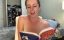Nadia Foxx: ¡Leyendo histéricamente Harry Potter mientras está sentado en un vibrador!