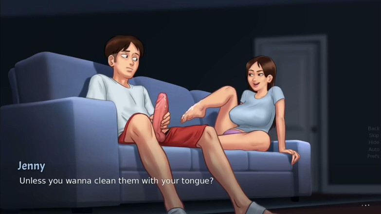 Xr Gamer: Debbie dává Anonově obrovskému monstróznímu ptákovi překvapivé footjob - letní sága...