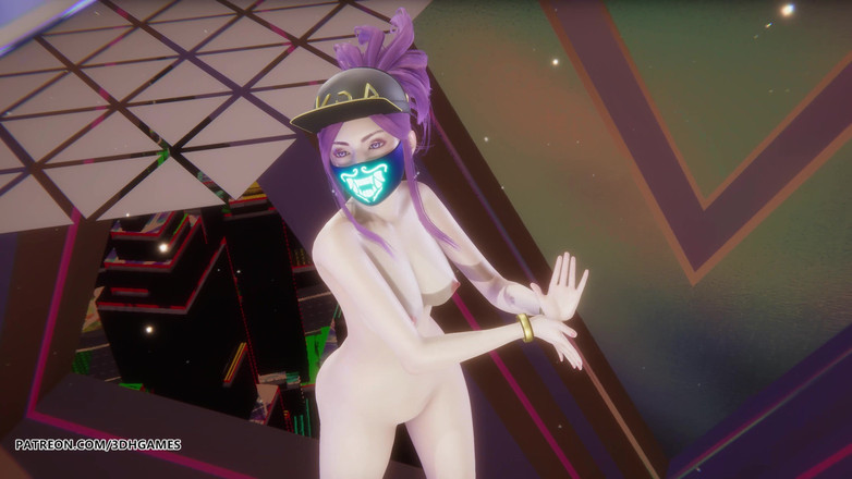 3D-Hentai Games: [mmd] Aespa - Supernova Akali Sexy Nahý tanec League of Legends...