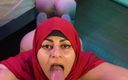 MiaNIqab: Blowjob Cum in Mouth Mirror Behind Submissive Arab Wife Mia...