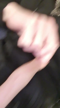 Stretching My Big Uncut Cock