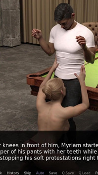 Project Myriam - Hot MILF Gets DP on Billiards Table #2 - 3D game, HD, 60