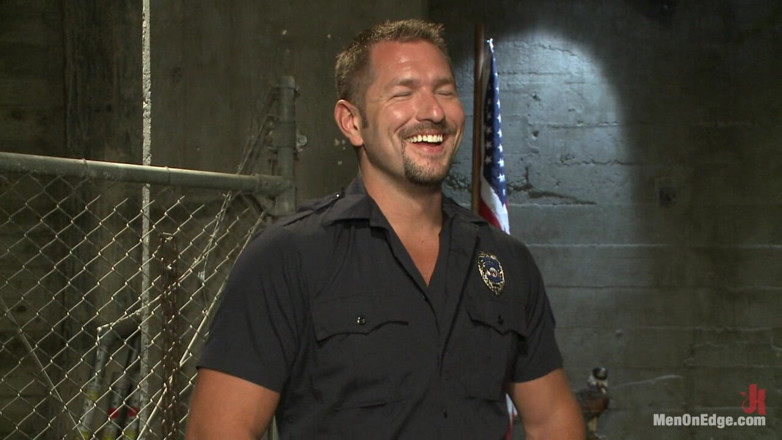 Men on Edge: Officer Justice Taken Down and His Giant Cock Edged by...