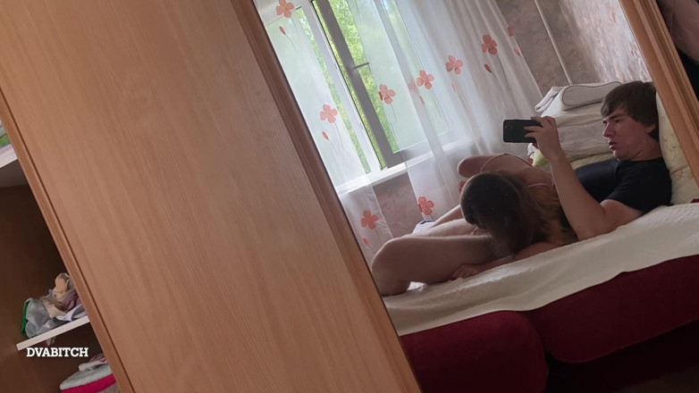 Dvabitch: Geile stiefschwein nahaufnahme blowjob pOV