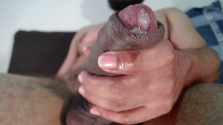 Tommhot: Masturbação Apenas Acariciando a Cabeça Do Meu Pênis, Close-up