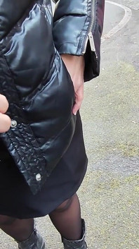 Dick Flash - I Pull Out My Cock in Front of a Hot Girl Bet... Public Street and She Helps Me Cum - Real Very Risky