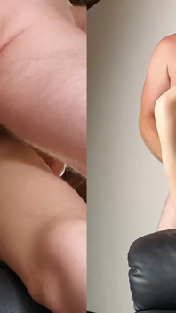 Jessica Marie allarga la figa sul divano del casting