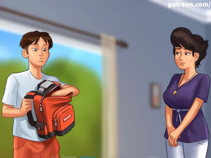 Cartoon Universal: Summertime saga part 64 - mulher casada (sub tcheco)