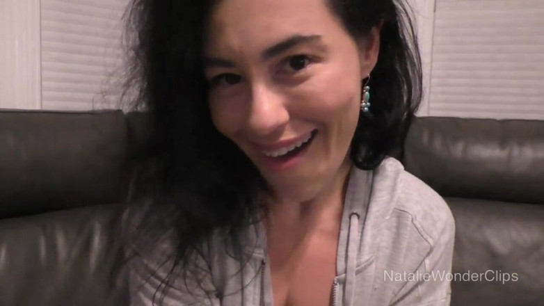 Natalie Wonder: Horny size queen Milf loves feeling how you fill her