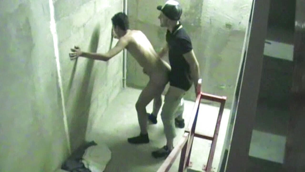 Twink fucked by scally boy in buildings in the escalator