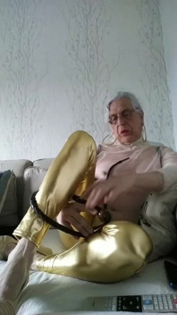 Whore in Leggings with a Whip