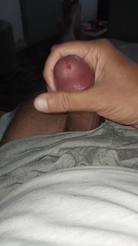Ladysilva Masturbating My Cock Before Night Very Horny