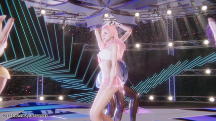 3D-Hentai Games: [mmd] Tajné číslo - Kdo dis sexy stripteas League of Legends necenzurováno...