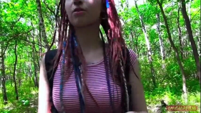 Magmafilm: German Emo Girl with Dreadlocks and Piercings
