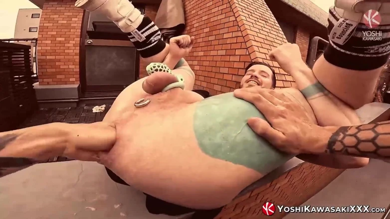 Yoshi Kawasaki XXX: Yoshikawasakixxx - Tattoed jock axel abysse recieves 深度插入