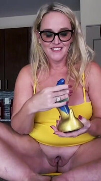My New Custom Sex Toys in the Kitchen