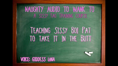 Campsissyboi: Pouze zvuk - Učení Sissy Boi Pat vzít ji do zadku