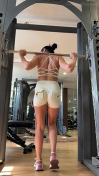 Big Juicy Ass Workout in Tight Shorts