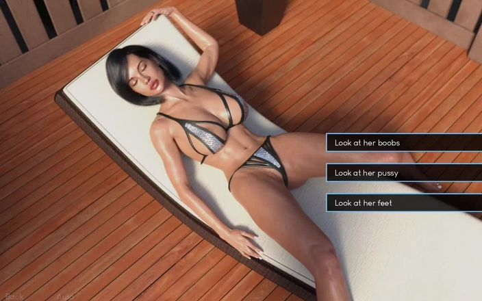 HotSummer117: 真夜中のパラダイスキャップ23 - 継母が私に彼女のおっぱいで手コキをしてくれる