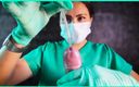 Domina Fire: Krankenschwester edging ultraschall ruiniert orgasmus