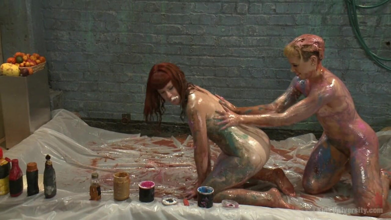 Kink University: Sploshing Sexy senzace s jídlem pro hru a bolest
