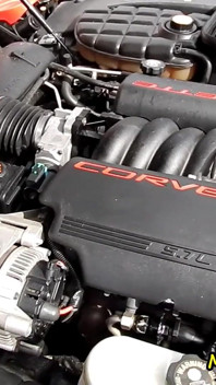 Corvette Revving Gets Her Motor Hot