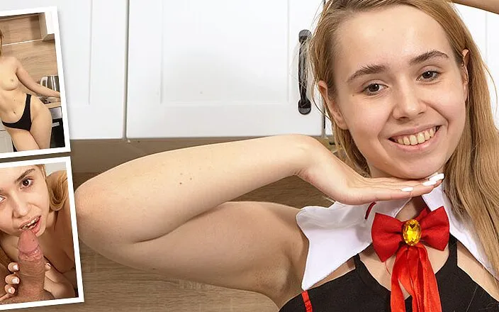 Suck Me VR: Cosplay šukání se šťavnatou blonďatou panenkou Annasteisa Cherry