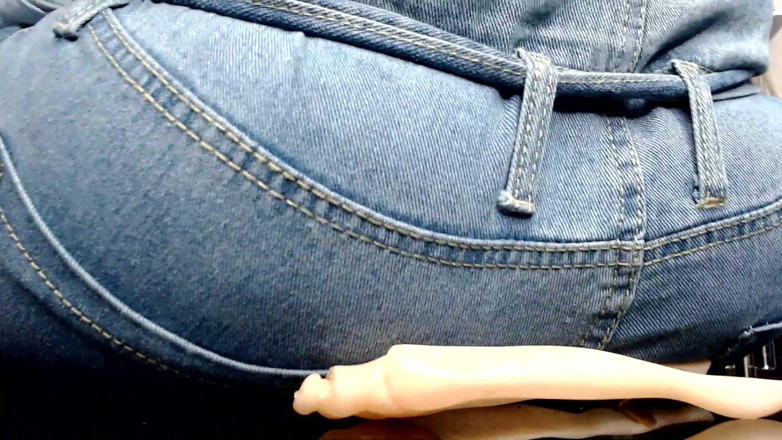 Maeling: Shrunk Teens Crushed in Denim Jeans and Ass Stifled Ignorant