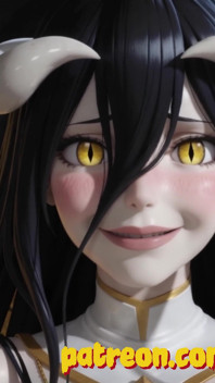 Animated Albedo Overlord Anal Footjob Blowjob Hentai
