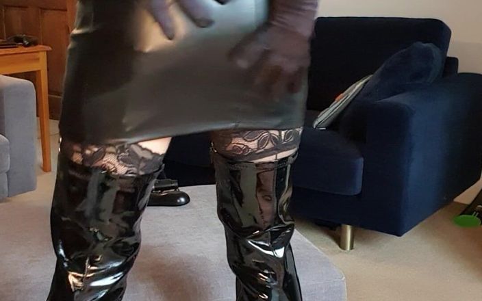 JessicaXD: Mistress Jessica PVC uda wysokie buty