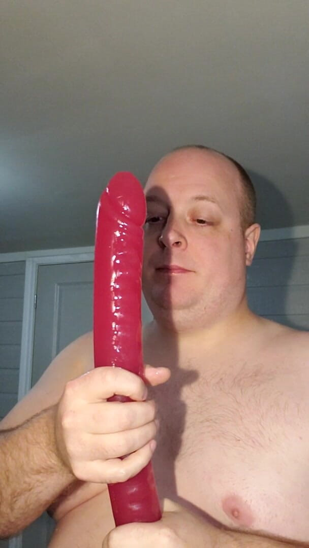 Charlieboy69: Deepthroat Huge 18 Inch Double Dildo