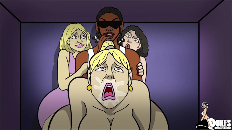 Dukes Hardcore Honeys: Bratr šuká 3 arabské milfky s velkým zadkem