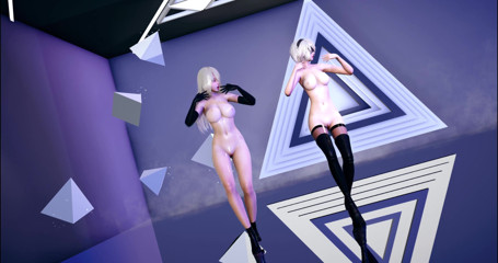 3D-Hentai Games: Dreamcatcher - непарний голий танець nier automata 2b 2a