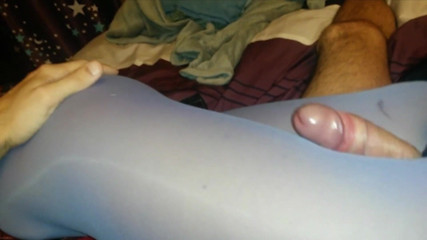 Nylon Xtreme: Light Purple Pantyhose Blowjobs