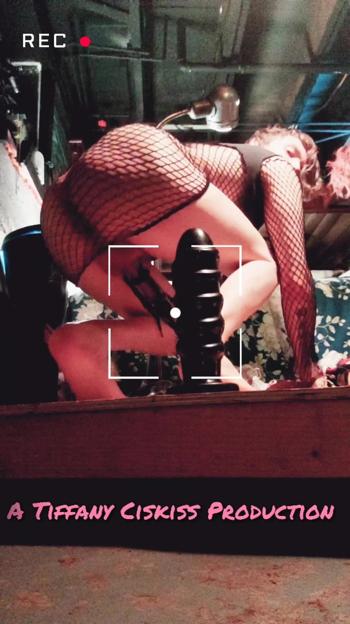 Tiffany Ciskiss: Huge anal insertion into hot femboy crossdresser ass Tiffany Ciskiss