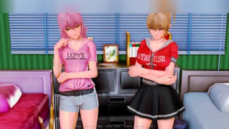 3DXXXTEEN2 Cartoon: Threesome with an elf and a robot. 3D porn cartoon sex