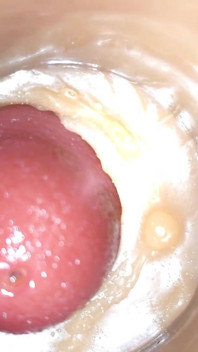 Camera 4K em Anal Cervix POV, Tiny corno por gigante ''casal'', Gozada em anal e gozada interna - Asmr