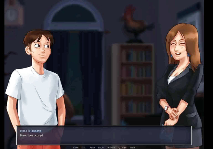 Dirty GamesXxX: Summertime saga: hot French teacher, and the girl from the...