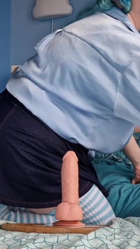 Pausa pranzo 3 dildo divertente - ragazza solista