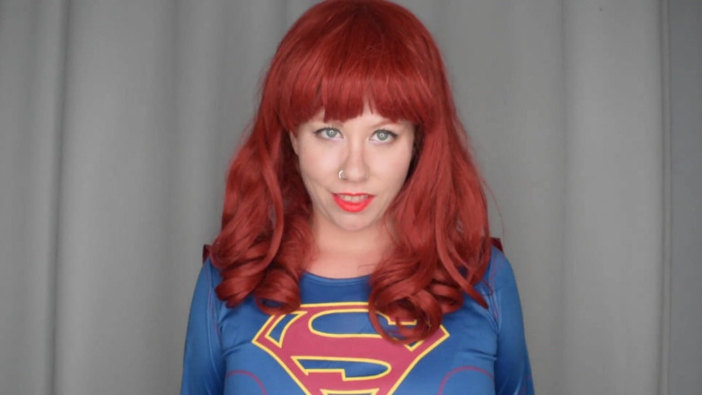 Deanna deadly: Böses supergirl braucht deinen sperma, roten lippenstift necken und WICHsanleitung