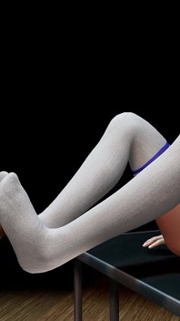 Vớ dài sục bằng chân với chucky dịu dàng giới tính