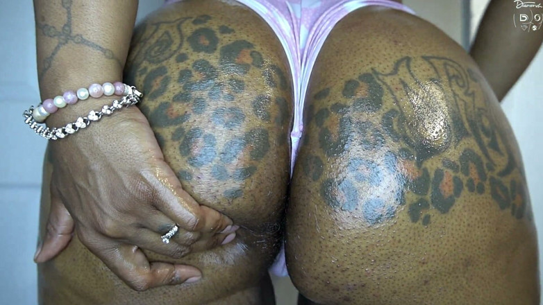Diamond Ortega: Ebony Goddess in Pink Panties
