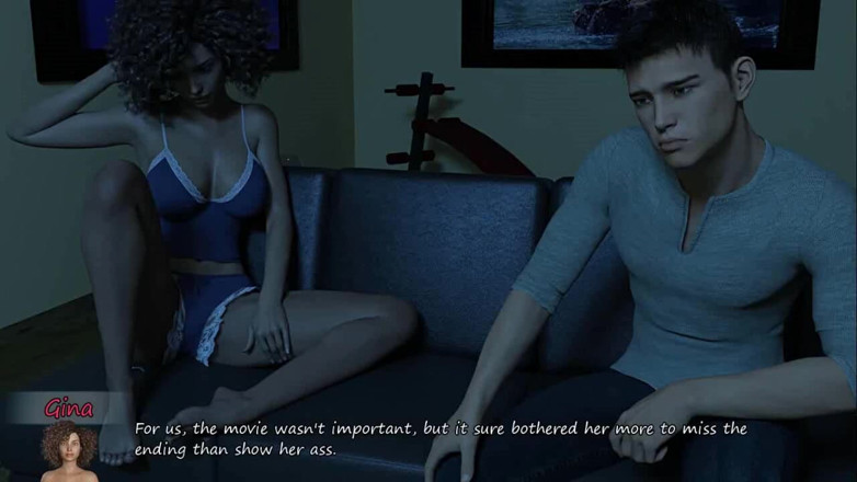 Dirty GamesXxX: 大城市的乐趣：性感的女孩正在观看恐怖电影 - 第19集