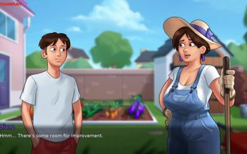 Horny Dude Helping His Sexy MILF with the House Chores – Summertime Saga 04