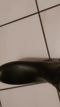 Minhas botas de equitação em mim