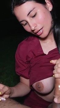 Serious Sex L Garden with Busty Maledo in My House!