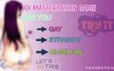 Camp Sissy Boi: Joi masterbation juego ¿Eres gay heterosexual o bi